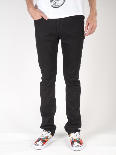 VANS kalhoty V76 SKINNY OVERDYE BLACK