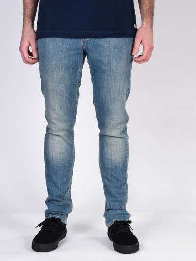 VANS kalhoty V76 SKINNY VINTAGE INDIGO